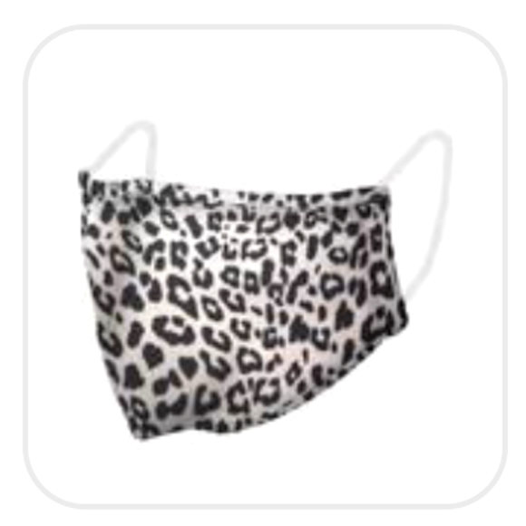 Cheetah Print Anti-Microbial Face Covering Mask - Picture 1 of 1